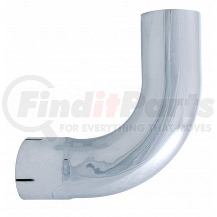 CE902-6-1313 by UNITED PACIFIC - Exhaust Elbow - Expanded, Chrome, 90 Degree, 6" I.D. To 6" O.D. - 13" x 13"