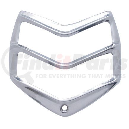 F4003 by UNITED PACIFIC - Tail Light Bezel - Stainless Steel, Chrome, for 1940 Ford Passenger Car