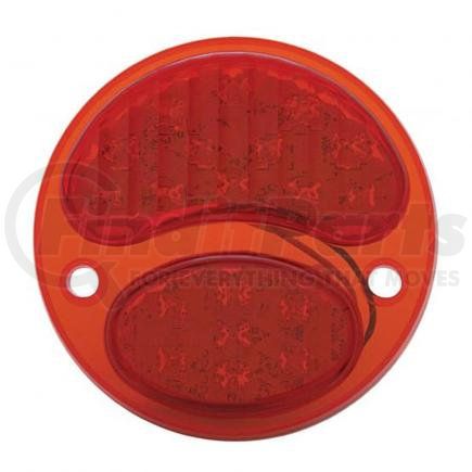 FTL2831LED6-R by UNITED PACIFIC - Tail Light Lens - 19 LED, 6V,  Passenger Side, with Red Upper Portion, for 1928-1931 Ford Model A