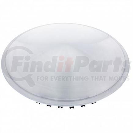 RDC01-16 by UNITED PACIFIC - Wheel Cover - Racing Wheel Disc, 16", Brushed, Stainless Steel