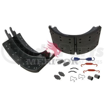 8235-XK3124707QP by MACK - Drum Brake Shoe Kit - Reman, Lined, 16.50 in. x 5 in., with Hardware
