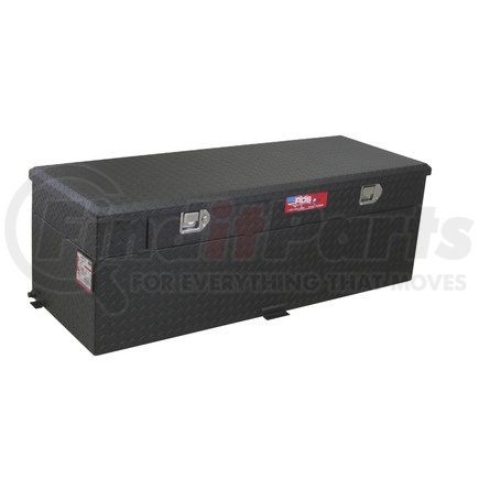 72743PC by RDS - RDS Aluminum Auxiliary Fuel Tank Toolbox Combo — 60-Gallon, Rectangular, Black Diamond Plate, Fuel Filler Shroud, Model# 72743PC