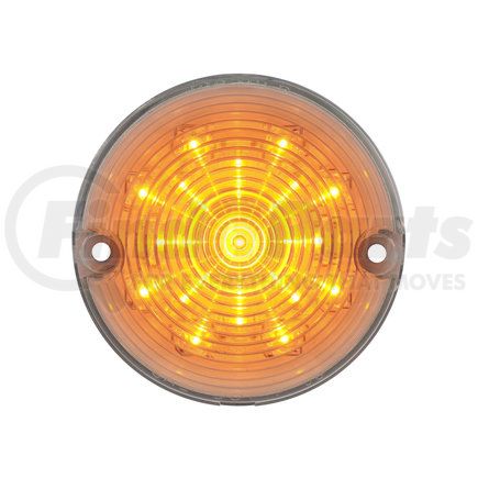 CPL5702C by UNITED PACIFIC - Turn Signal/Parking Light - 17 LED, Clear Lens/Amber LED, for 1957 Chevy Car