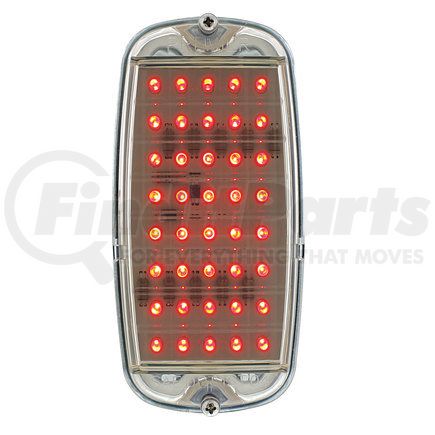 CTL6066FSC by UNITED PACIFIC - Tail Light - 40 LED Assembly, with Clear Lens, for 1960-1966 Chevy/GMC Fleetside Truck
