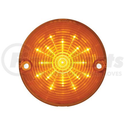 CPL5702A by UNITED PACIFIC - Turn Signal/Parking Light - 17 LED, Clear Lens/Amber LED, for 1957 Chevy Car