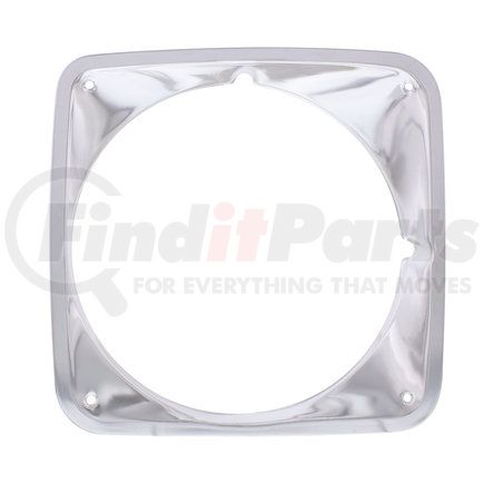 110871 by UNITED PACIFIC - Headlight Bezel - Anodized Aluminum, for 1969-1972 Chevrolet Truck Side