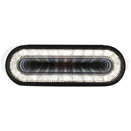 36837 by UNITED PACIFIC - Back Up Light - 24 LED, 6", Oval, "Mirage"