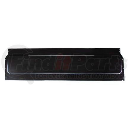 110896 by UNITED PACIFIC - Truck Bed Panel - Front, 16 Gauge Steel, Black EDP Coated, for 1967-1972 Chevrolet and GMC Fleetside Truck with Steel Bed Floor