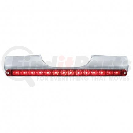 71001 by UNITED PACIFIC - Turn Signal Light - Motorcycle, Rear, with 14 LED 12" Light Bar, Red LED/Red Lens