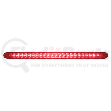37090 by UNITED PACIFIC - Brake/Tail/Turn Signal Light - 23 SMD LED 17.25" Reflector, Bar Only, Red LED/Red Lens