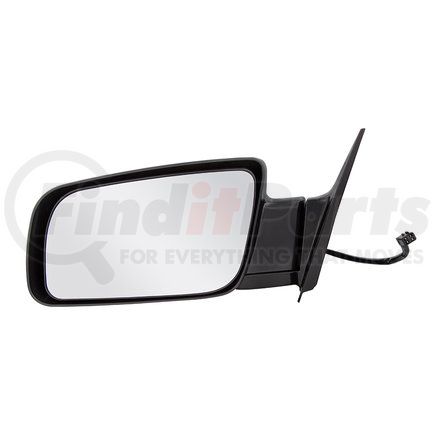 110988 by UNITED PACIFIC - Door Mirror - With Black Plastic Housing, Power, Foldable, Driver Side, for 1988-2000 Chevy & GMC Truck