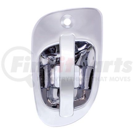 42495 by UNITED PACIFIC - Door Handle - Exterior, LH, 6 White LED, Chrome for Freightliner