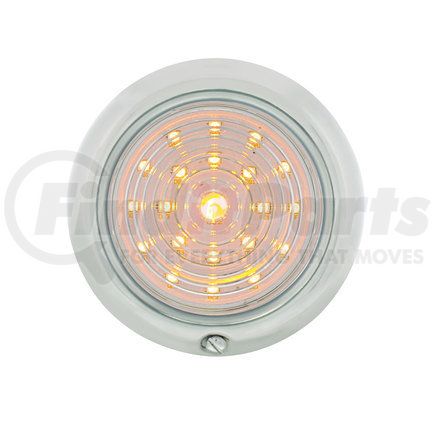 110138 by UNITED PACIFIC - Parking Light Assembly - 21 LED, Amber LED/Clear Lens, for Ford Car 1947-1948 and Truck 1942-1947