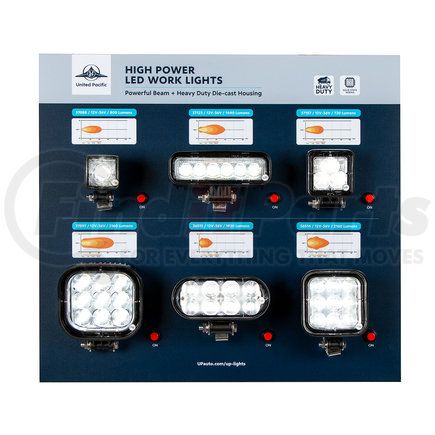 99074 by UNITED PACIFIC - Point of Purchase Display - Work Light Display