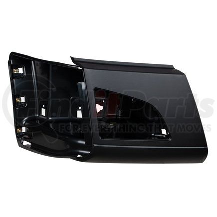 42860 by UNITED PACIFIC - Bumper Reinforcement - Corner, Passenger Side, with Front Cover and Fog Light Cutout, for 2018-2021 Volvo VNL