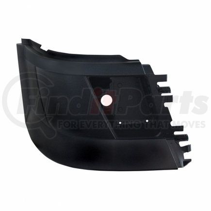 20973 by UNITED PACIFIC - Bumper End - RH, Stud Mount, with Fog Hole, for Volvo