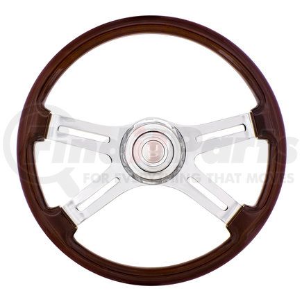 88130 by UNITED PACIFIC - Steering Wheel - 18" 4 Spoke Steering Wheel with Hub - Freightliner 1989- July 2006