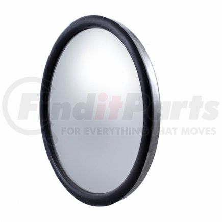 60009 by UNITED PACIFIC - Door Blind Spot Mirror - 8.5", Stainless Steel, Convex, 150R