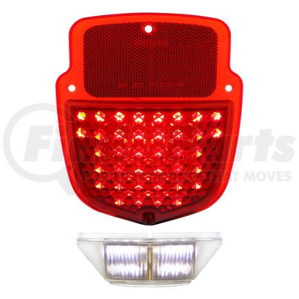 110142 by UNITED PACIFIC - Tail Light Lens - LED, for 1953-1956 Ford Truck