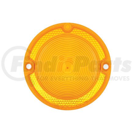 110153 by UNITED PACIFIC - Parking Light Lens - Amber, Plastic, for 1958 Chevy Impala