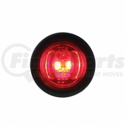 36850B by UNITED PACIFIC - Mini Clearance/Marker Light - Red LED/Red Lens, with Rubber Grommet, 2 LED