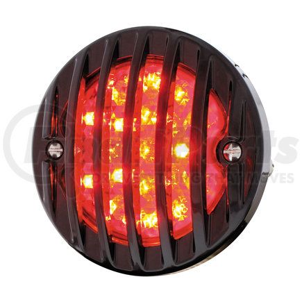 110662 by UNITED PACIFIC - Tail Light - 17 LED, with Black Grille Bezel, for 1933-1936 Ford Truck