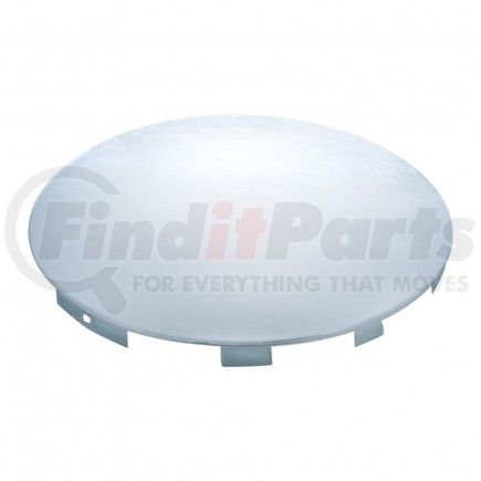 10111 by UNITED PACIFIC - Axle Hub Cap - Front, Universal, Chrome, Dome Style, 7/16" Lip