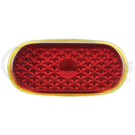 C4051 by UNITED PACIFIC - Tail Light Lens - Glass, for 1940 Chevy Passenger Car