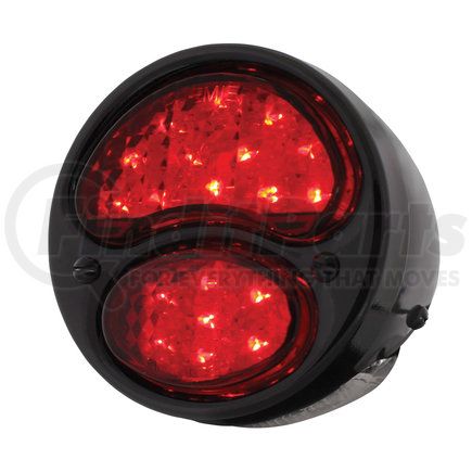 FTL2831LED-MAL by UNITED PACIFIC - Tail Light - 19 LED, 12V, with Black Housing and Black Rim, for 1928-1931 Ford Model A