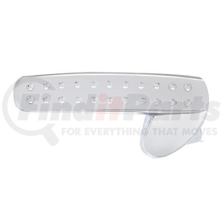 42387 by UNITED PACIFIC - Door Handle - Chrome, Interior, Passenger Side, for Freightliner Trucks