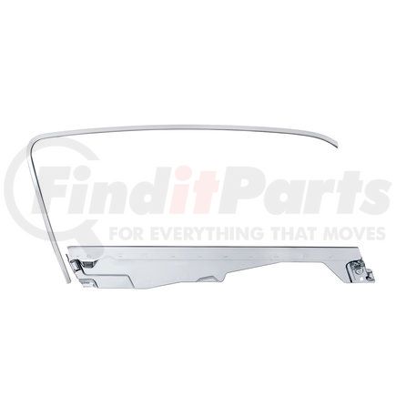 110612 by UNITED PACIFIC - Door Mirror Frame - Passenger Side, with Channel Kit, for 1964.5-66 Ford Mustang Fastback