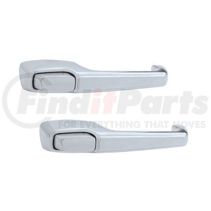 115670 by UNITED PACIFIC - Door Handle - Outside, Chrome, Die Cast, with Pads & Mounting Screws, for 1967-1972 Chevy Truck