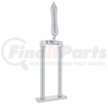 45977 by UNITED PACIFIC - Air Horn Valve Lever - 11" Chrome, with "Talladega" Grip