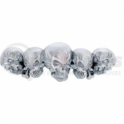 50112 by UNITED PACIFIC - Accent - Chrome, Skull Design