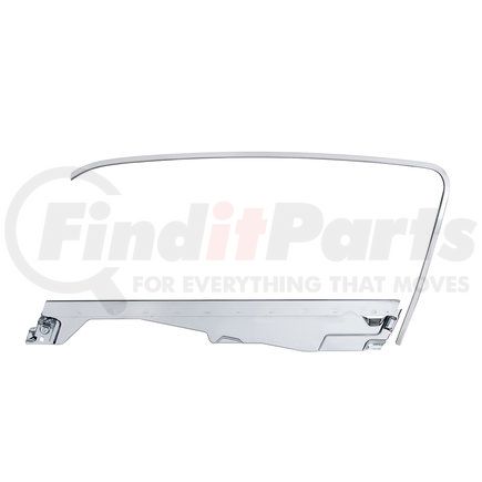 110613 by UNITED PACIFIC - Door Mirror Frame - Driver Side, with Channel Kit, for 1964.5-66 Ford Mustang Fastback