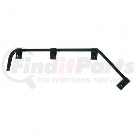 10672 by UNITED PACIFIC - Mud Flap Hanger - Black Angled, No Coil