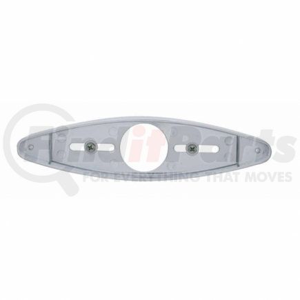 39210B by UNITED PACIFIC - Light Bezel - Chrome, Plastic, for 10 LED Cat's Eye Light