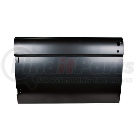 110371 by UNITED PACIFIC - Door Shell - Driver Side, Black EDP Coated, 20 Gauge Sheet Metal, for 1966-1967 Ford Bronco