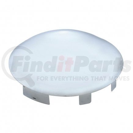 10108 by UNITED PACIFIC - Axle Hub Cap - Front, Universal, Chrome, Dome Style, 1" Lip