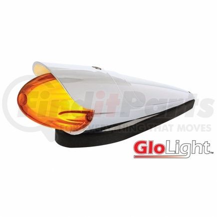 36749 by UNITED PACIFIC - Truck Cab Light - 9 LED, Dual Function, GloLight Watermelon Grakon 1000 Style, Amber LED/Lens, with Visor