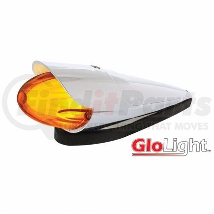 36749 by UNITED PACIFIC - Truck Cab Light - 9 LED Dual Function "Glo" Watermelon Grakon 1000 Cab Light Kit, with Visor, Amber LED/Amber Lens