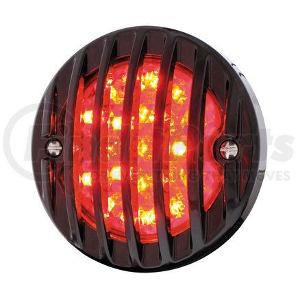 110663 by UNITED PACIFIC - Tail Light - Passenger Side, Black Grille Bezel, 17 LED, Red Lens, For 1933-1936 Ford Truck