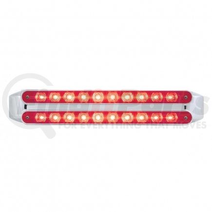 37325 by UNITED PACIFIC - Brake/Tail/Turn Signal Light - Dual 10 LED 9", Bars, Red LED/Red Lens