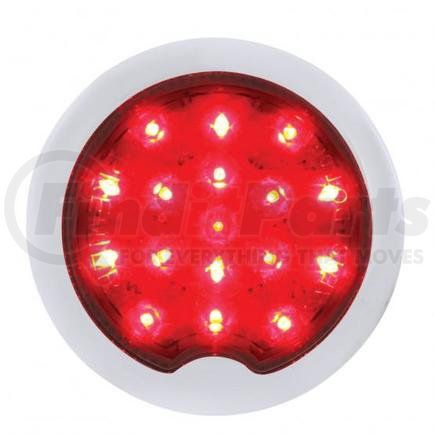 CTL3911LED by UNITED PACIFIC - Tail Light - 17 LED Vintage Style Round With Flush Bezel, for 1939 Chevy Passenger Car