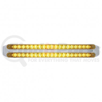 37678 by UNITED PACIFIC - Turn Signal Light - Dual 19 LED 12" Reflector Light Bars, Amber LED/Amber Lens