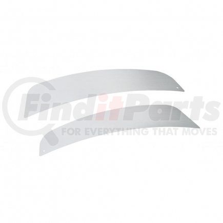 29041 by UNITED PACIFIC - Headlight Trim Panel - Stainless Steel, Above Headlight Fender, for Kenworth T600