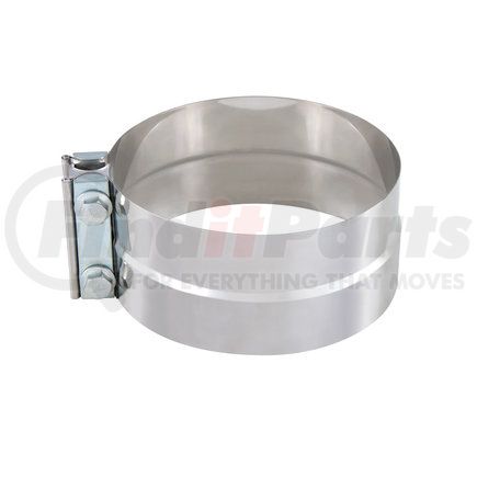 21338 by UNITED PACIFIC - Exhaust Clamp - 5", Stainless, Formed