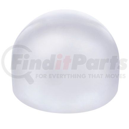 10232 by UNITED PACIFIC - Axle Hub Cap - Rear, 8", Chrome, Fullmoon Style