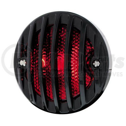 110659 by UNITED PACIFIC - Tail Light - Passenger Side, Black Grille Bezel, Red Lens, For 1933-1936 Ford Truck