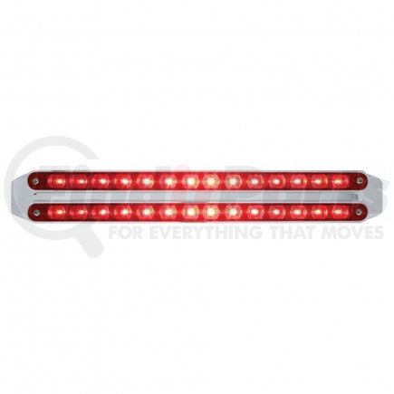 37666 by UNITED PACIFIC - Brake/Tail/Turn Signal Light - Dual 14 LED 12", Bars, Red LED/Red Lens